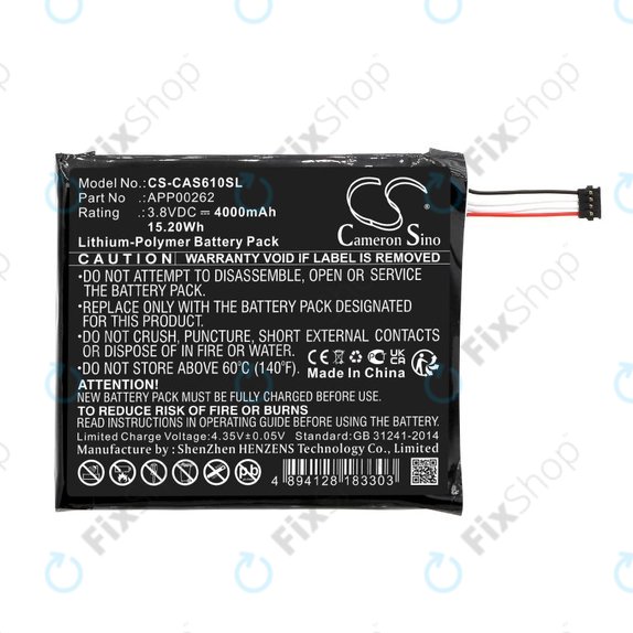 Batteria per CAT S61, APP00262, Li-Pol, 3.8V, 4000mAh, HQ