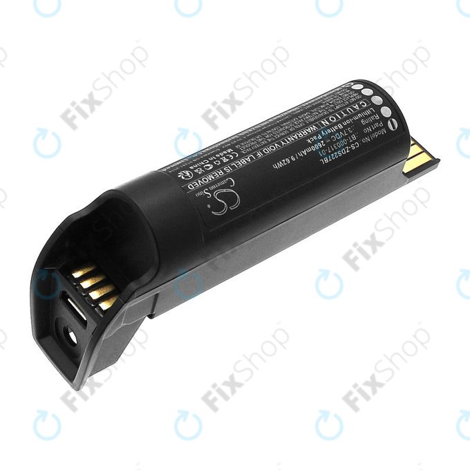 Batteria per Zebra CR2278, DS22, BT-000317-01, Li-Ion, 2600mAh, 3.7V, HQ