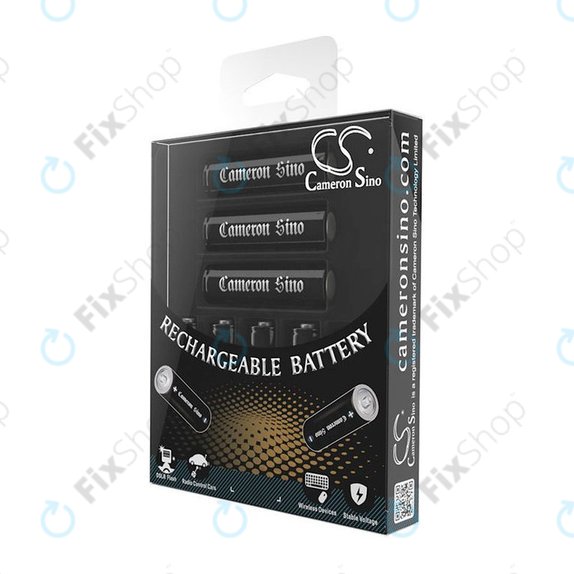 Batteria ricaricabile, CameronSino AA, 8pz, 2200mAh, Ni-MH, 1.2V, –, HQ