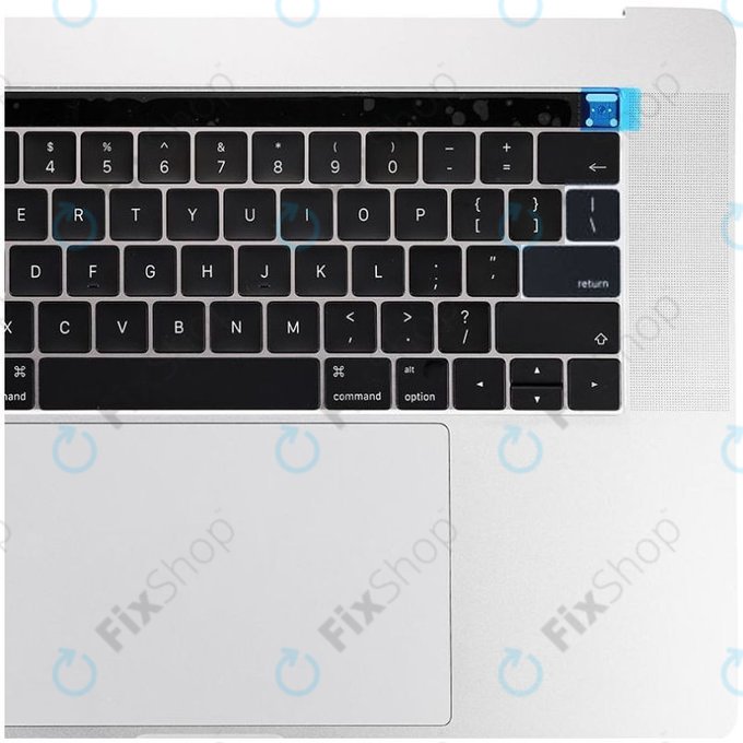 Top case con tastiera US, microfono, trackpad e altoparlanti per MacBook Pro 15" A1707 (Late 2016 - Mid 2017), Silver