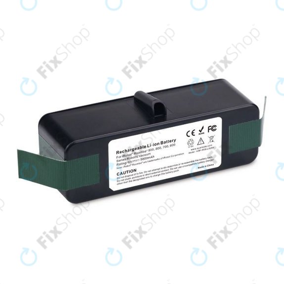 Batteria per iRobot Roomba 600, 800, 900-seriess, 4502233, 4374392, 2130LI, Li-Ion, 5800mAh, 14.8V