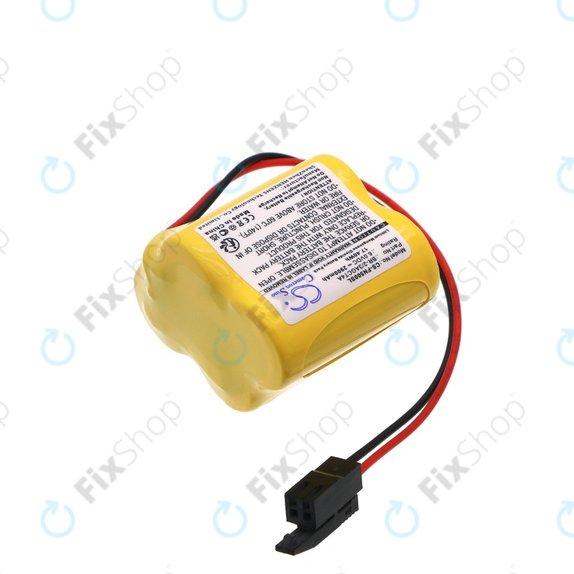 Batteria per GE FANUC ALPHA iSV, BETA iSV, Li-MnO2, A98L-0031-0025, 2900mAh, 6V, HQ