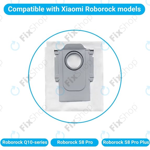 Sacchetto per aspirapolvere, 4 pz. per Xiaomi Roborock Q10-series, S8 Pro, S8 Pro Plus