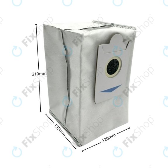 Sacchetto per aspirapolvere, 3 pz., Carbone attivo per Ecovacs Deebot X2-series, X5-series