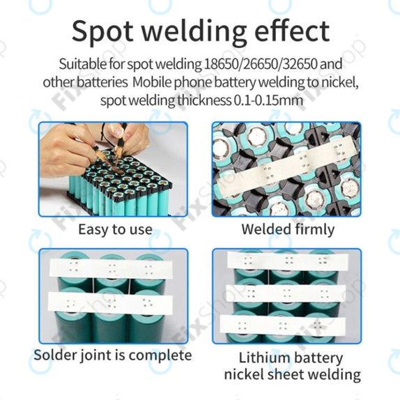 Kit saldatrice a punti mini DIY 4000 mAh, Docreate HPSW 5000W