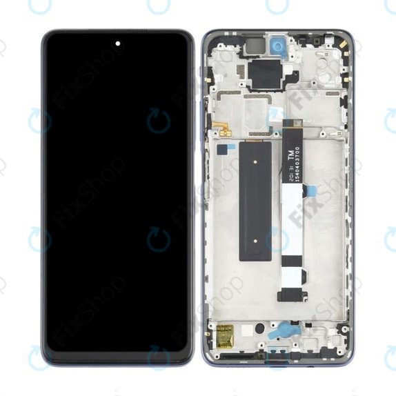 Schermo per Xiaomi Mi 10T Lite 5G, Pearl Gray, Vetro touch con cornice