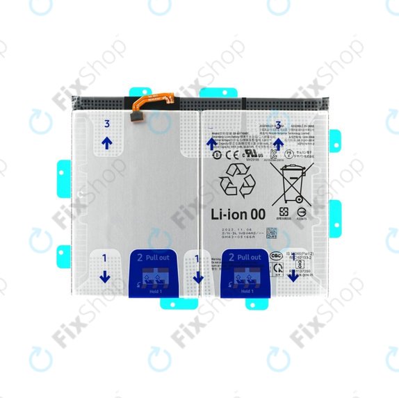 Batteria per Samsung Galaxy Tab S9 FE X510, X516, EB-BX516ABY, 8000mAh
