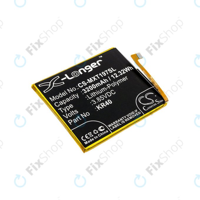 Batteria per Motorola One Vision, 3200mAh, Li-Pol, 3.85 V, SB18C43602, HQ