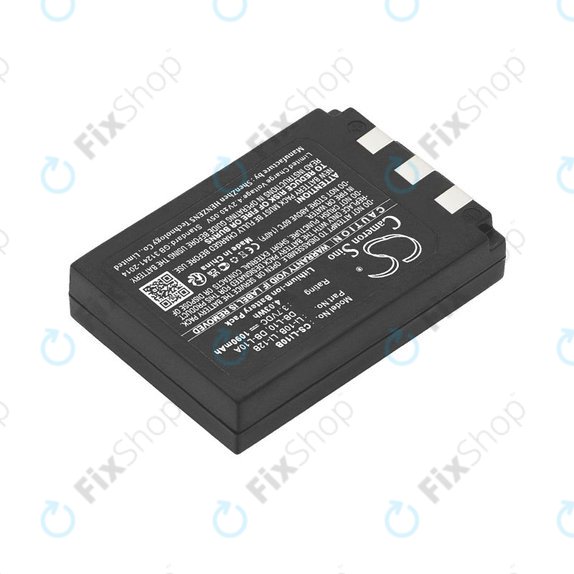 Batteria per Olympus C-765 Zoom, Camedia X-3, Li-10B, Li-Ion, 1090mAh, 3.7V, HQ