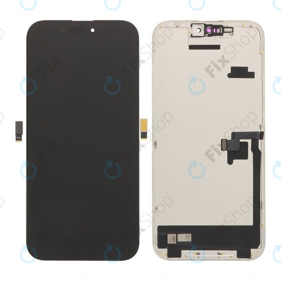 Schermo Soft OLED per iPhone 16 Pro Max, Vetro touch con cornice, DIAGNOSTIC