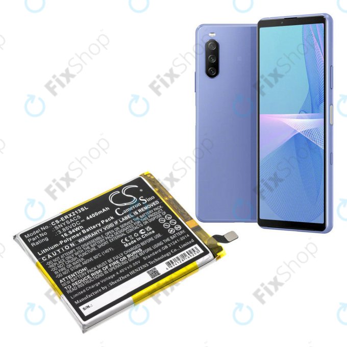 Batteria per Sony Xperia 10 III, 4400mAh, Li-Pol, 3.85 V, SNYSAC5, HQ