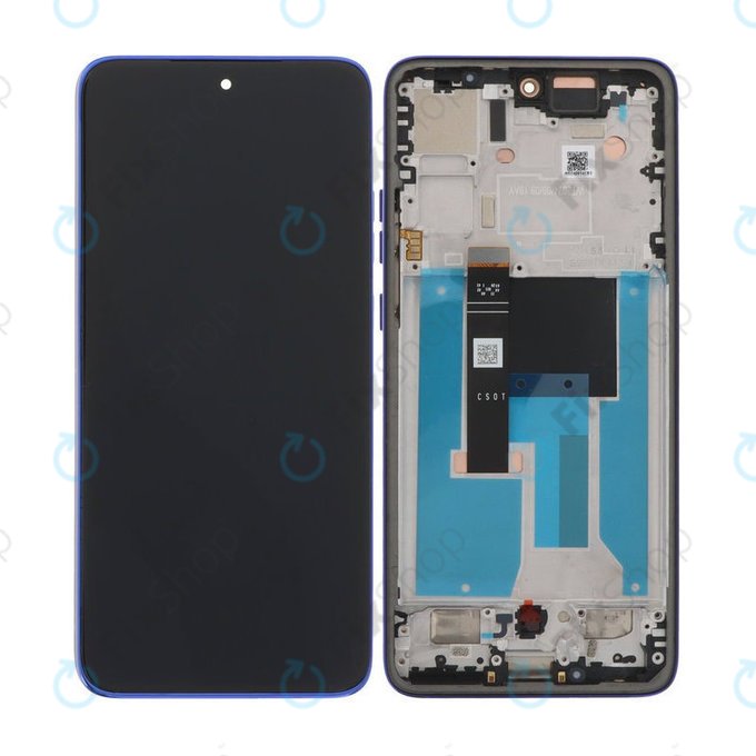 Schermo OLED per Motorola Edge 50 Neo, Nautical Blue, Vetro touch con cornice