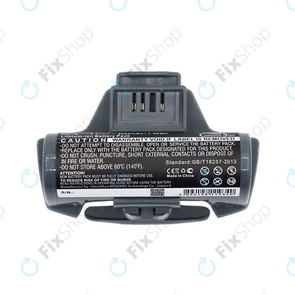Batteria per Kärcher WV-seriess, 4.633-083.0, 2.633-123.0, Li-Ion, 2000mAh, 3.7V, HQ