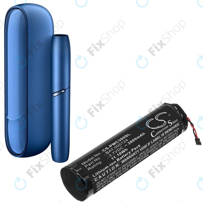 Batteria per Iqos 3.0 Charge box, BAT.000124, Li-Ion, 3000mAh, 3.7V, HQ