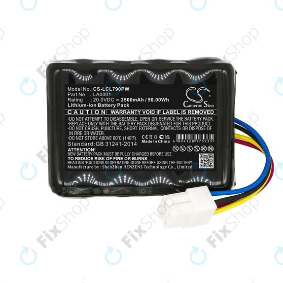 Batteria per Landxcape LX797, Ferrex 800m2 2021, LA0001, Li-Ion, 2500mAh, 20V, HQ