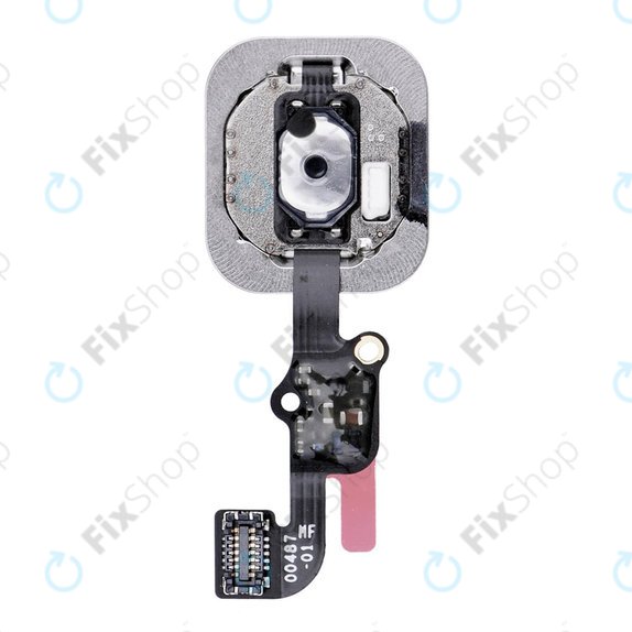 Tasto Home e cavo flex per iPhone 6S, 6S Plus, Silver