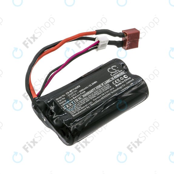 Batteria per WLToys FY01, FY02, FY03, 12423, 12428, 300ZFY01, Li-Ion, 3000mAh, 7.4V, HQ
