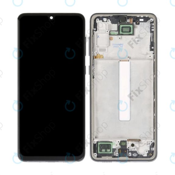 Schermo per Samsung A33 5G A336B, Vetro touch con cornice