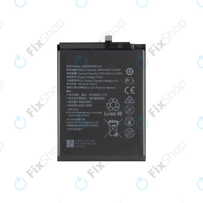 Batteria per Huawei Honor View 10 BKL-L09, HB386589ECW, 3750mAh