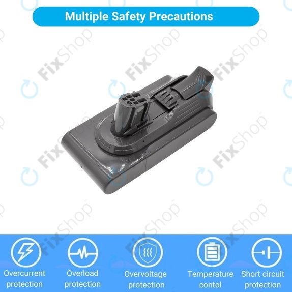 Batteria per Dyson V12, 965470-01, Li-Ion, 2500mAh, 25.2V, HQ