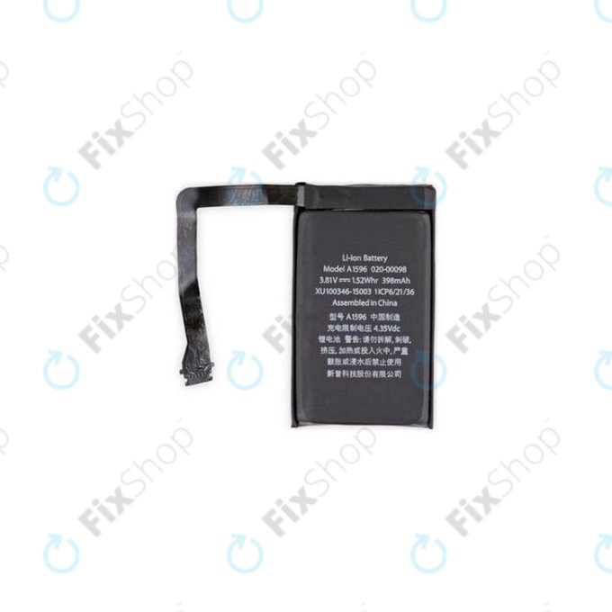 Batteria per custodia di ricarica per AirPods 1, AirPods 2, 398mAh, A1596
