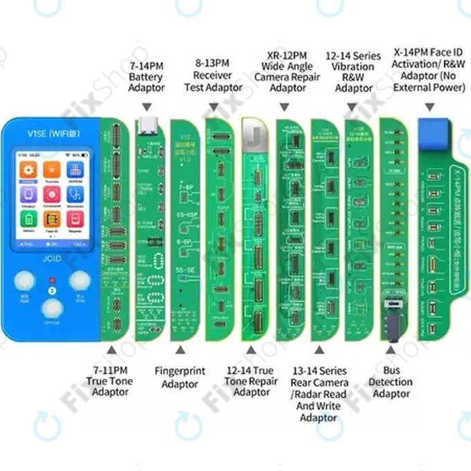 Programmatore 10 in 1 per iPhone 7 - 14 Pro Max, JC V1SE
