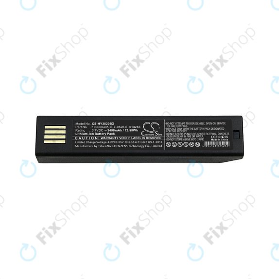Batteria per Honeywell 1202g, 1452G, 1472G, 1902GHD/GSR, 1911i, 1981i, 3820/i, 4620, 4820/i, 5620, 6320, 8675i, Xenon 3820/i, 4820/i, 5620, 6320, G14320100000495, S-L-0526-E, 013283, 3400mAh, HQ