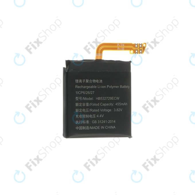 Batteria per Huawei Watch GT2 Latona-B19 46mm, HB532729ECW, 455mAh