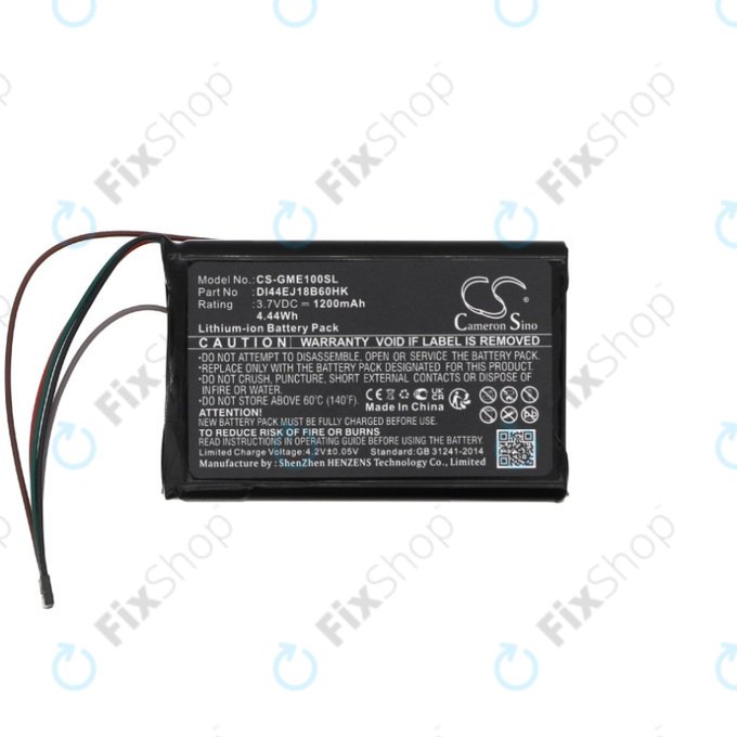 Batteria per Garmin Edge 1000, Explore, DI44EJ18B60HK, Li-Ion, 1200mAh, 3.7V, HQ