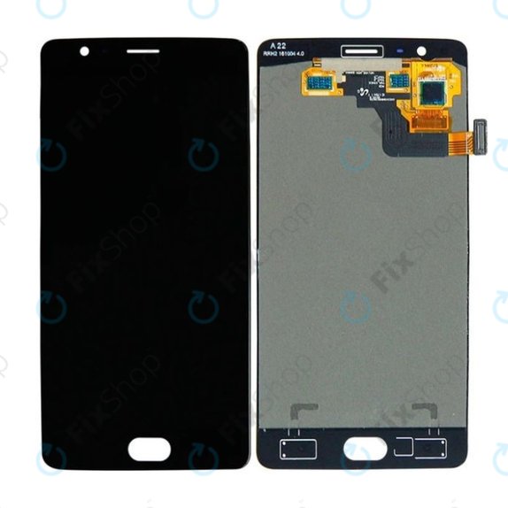Schermo LCD per OnePlus 3, 3T, Black, Vetro touch senza cornice