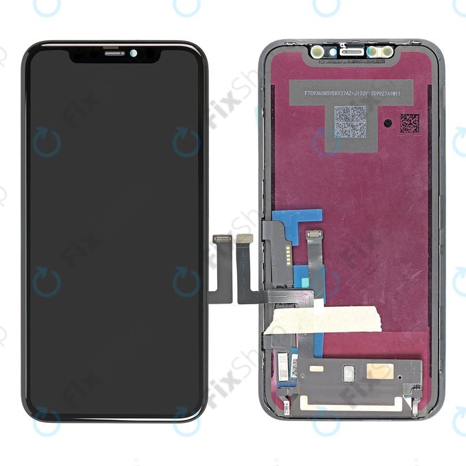 Schermo In-Cell FHD per iPhone 11, Vetro touch con cornice, FixPremium