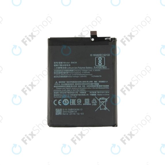 Batteria per Xiaomi Mi Mix 3, BM3K, 3200mAh