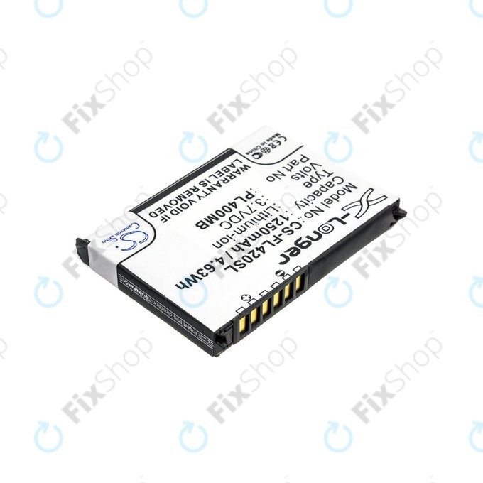 Batteria per Fujitsu Siemens Loox N560, N520, N500, 420, 410, PL400MB, Li-Ion, 1250mAh, 3.7V, HQ