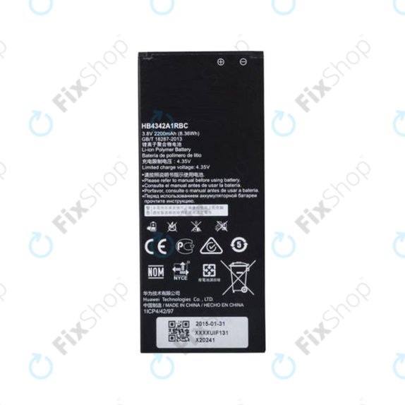 Batteria per Huawei Y6, HB4342A1RBC, 2200mAh