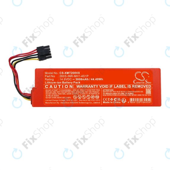 Batteria per Xiaomi Mi Robot Vacuum Mop 2 (Mijia 2C), 2Pro, 260S-INR-MH1-4S1P, Li-Ion, 3000mAh, 14.8V, HQ