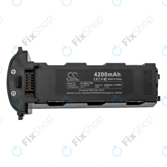 Batteria per Hubsan Zino H117s, Zino Pro, Li-Pol, 4200mAh, 11.4V, HQ