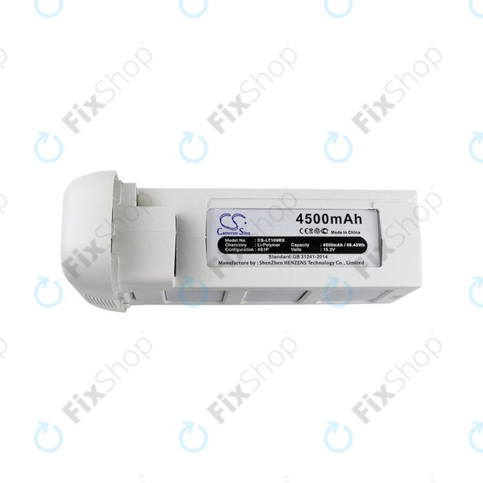 Batteria per DJI Phantom 3, 4500mAh, Li-Pol, 15.2 V, PHA-3, HQ