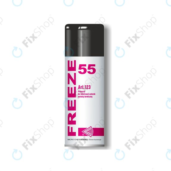 Spray congelante -55 °C infiammabile non conduttivo, 400 ml, Freeze 55