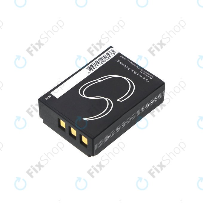 Batteria per Toshiba Camileo X200, X400, PA3985, Li-Ion, 1600mAh, 3.7V, HQ