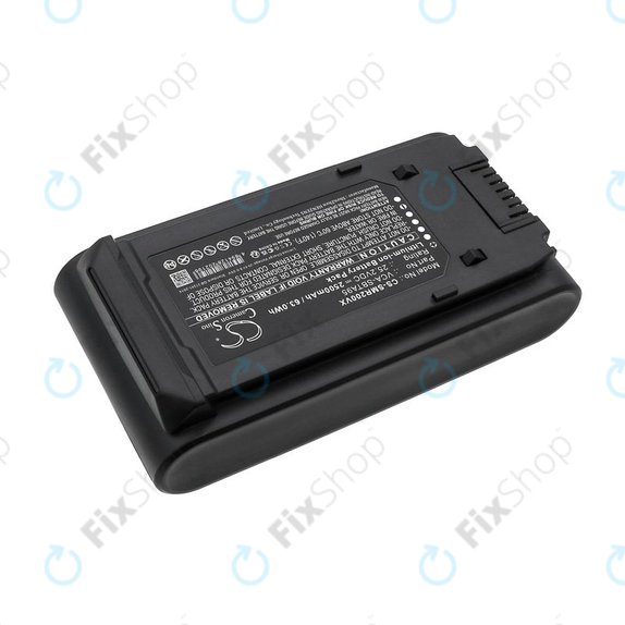 Batteria per Samsung Bespoke Jet, Bespoke Jet Complete, 2500mAh, Li-Ion, 25.2V, VCA-SBTA95, HQ, 2500mAh