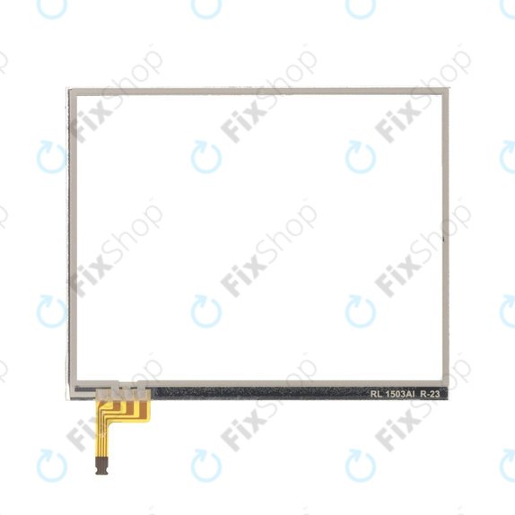 Vetro touch inferiore con adesivo per Nintendo DSi