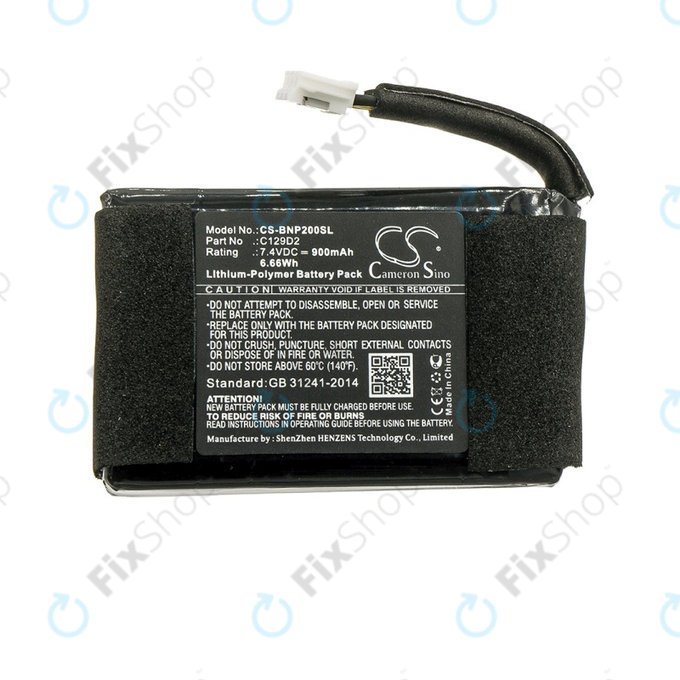Batteria per Bang & Olufsen BeoPlay P2, C129D2, 900mAh, HQ