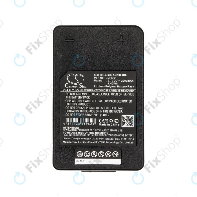 Batteria per Autec LK NEO, LPM01, Li-Pol, 2000mAh, 3.7V, HQ