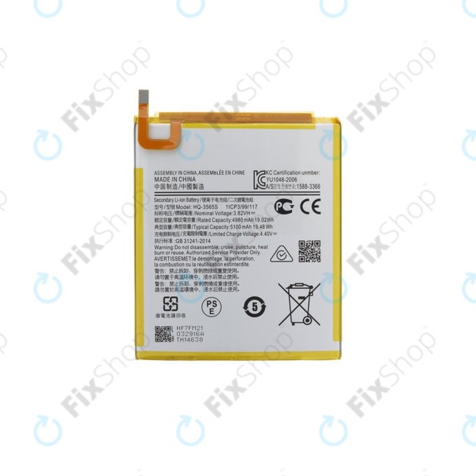 Batteria per Samsung Galaxy Tab A9 8.7" X110, X115, 3565S, 5100mAh