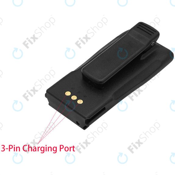 Batteria per Motorola CP140, 150, 160, 200, DP1400, GP3188, NNTN4496, Li-Ion, 1800mAh, 7.2V, HQ