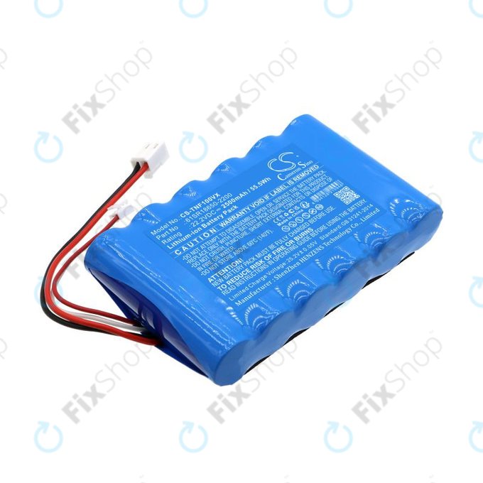 Batteria per ETA Aquamaster 1230, Tineco iFloor Wet Dry Vacuum 61SR18650-2200, Li-Ion, 2500mAh, 22.2V, HQ