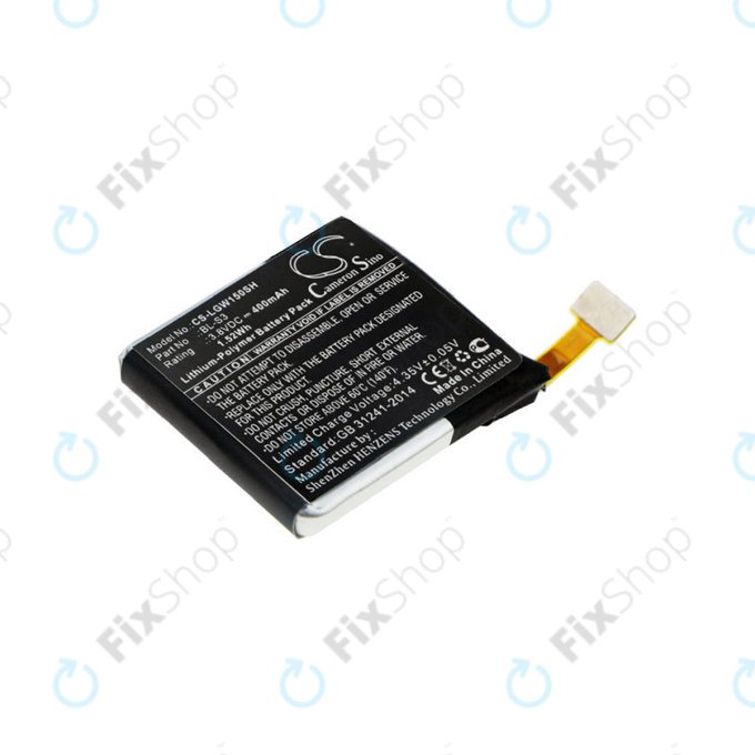 Batteria per LG W150, LG Watch Urbane BL-S3, Li-Pol, 400mAh, 3.8V, HQ