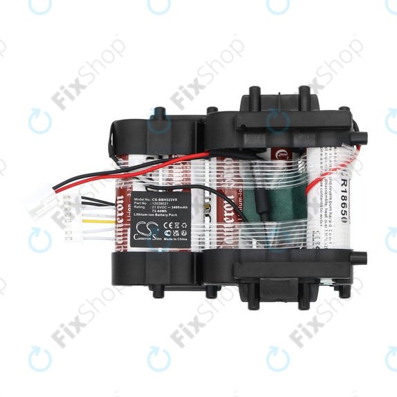 Batteria per Bosch Flexxo seriess 4, Flexxo Gen2 seriess 12026553, Li-Ion, 3400mAh, 21.6V, HQ