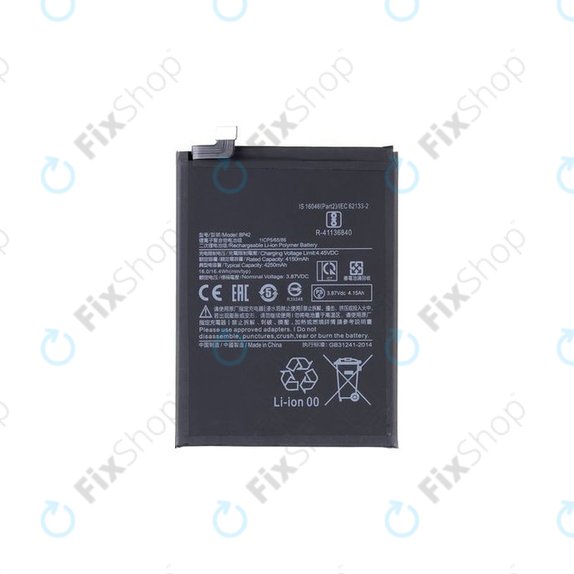 Batteria per Xiaomi Mi 11 Lite 4G, Mi 11 Lite 5G, 11 Lite 5G NE, BP42, 46020000741Y, 4250mAh, Genuine Service Pack