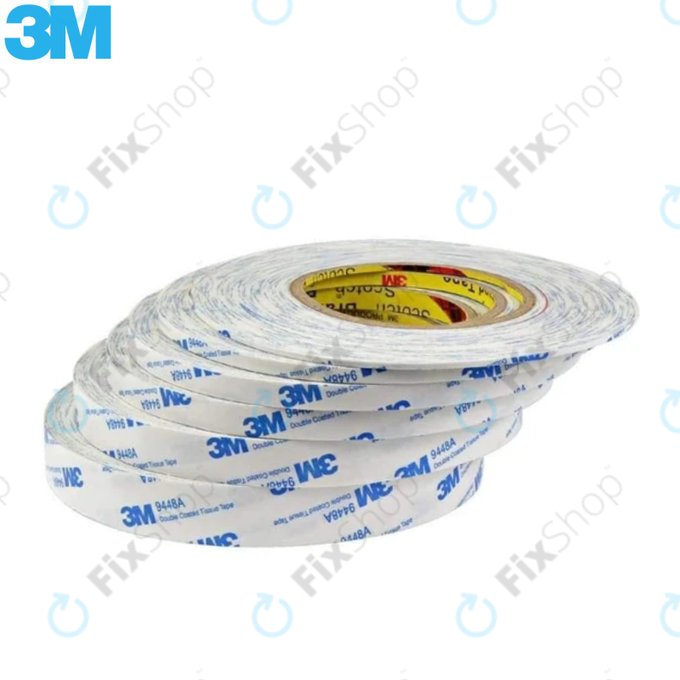 Nastro biadesivo 3M, 4mm x 50m, Trasparent